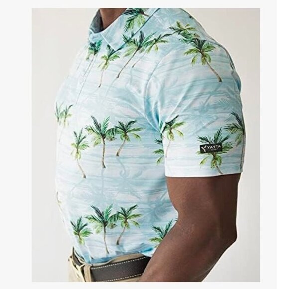 YATTA GOLF - Men's Golf Shirt Moisture Wicking Quick-Dry Short Sleeve - Picture 4 of 9